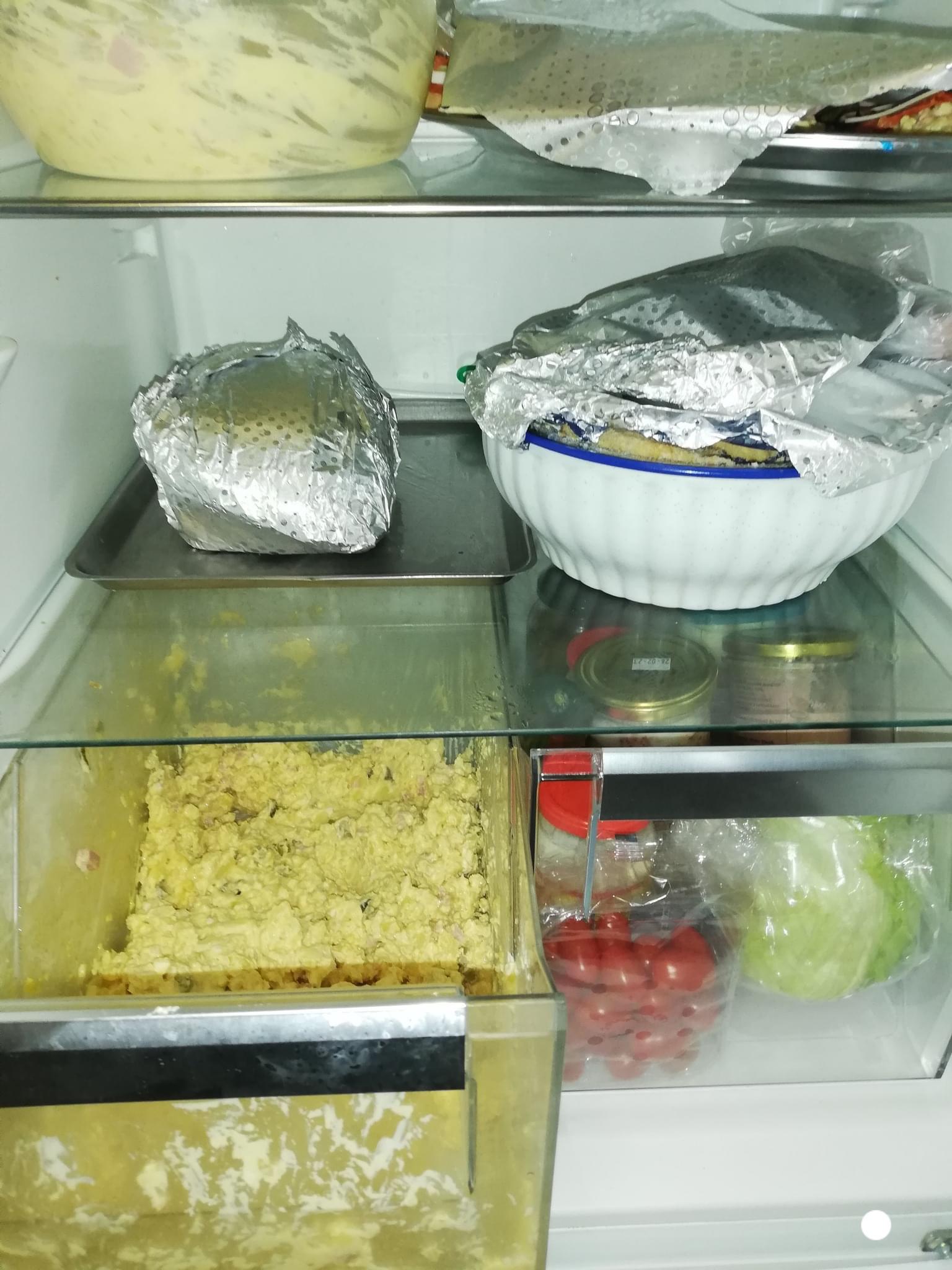 potato salad refrigerator