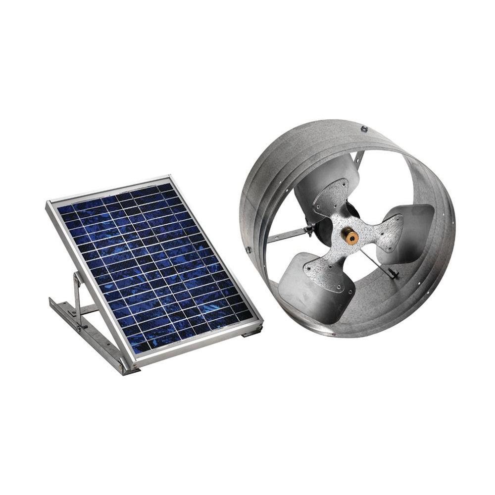 solar exhaust fan