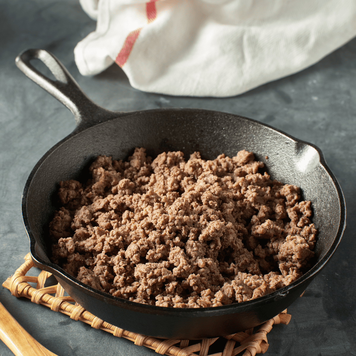 cooked ground beef