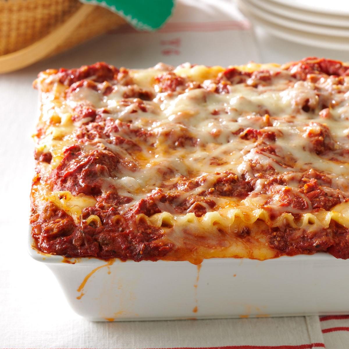 lasagna good for in the refrigerator