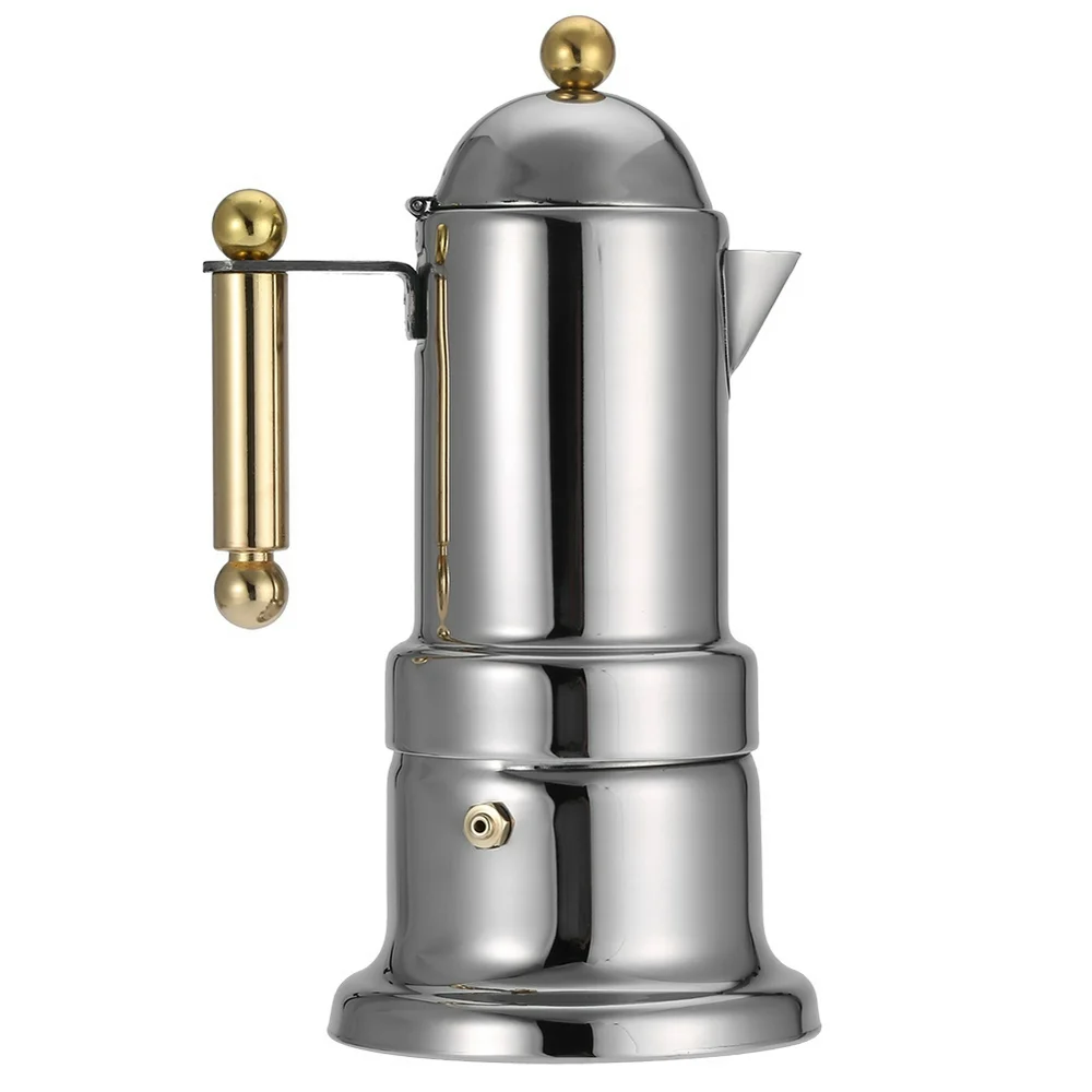 stainless steel espresso maker