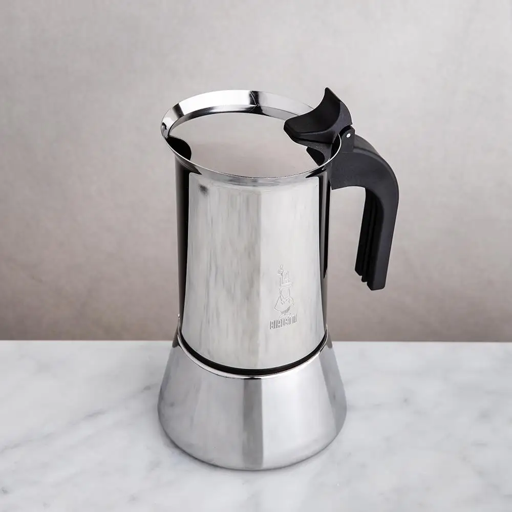 stainless steel espresso maker