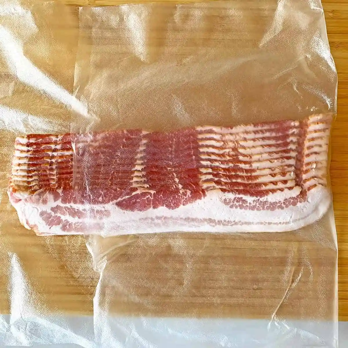 keep bacon in the refrigerator