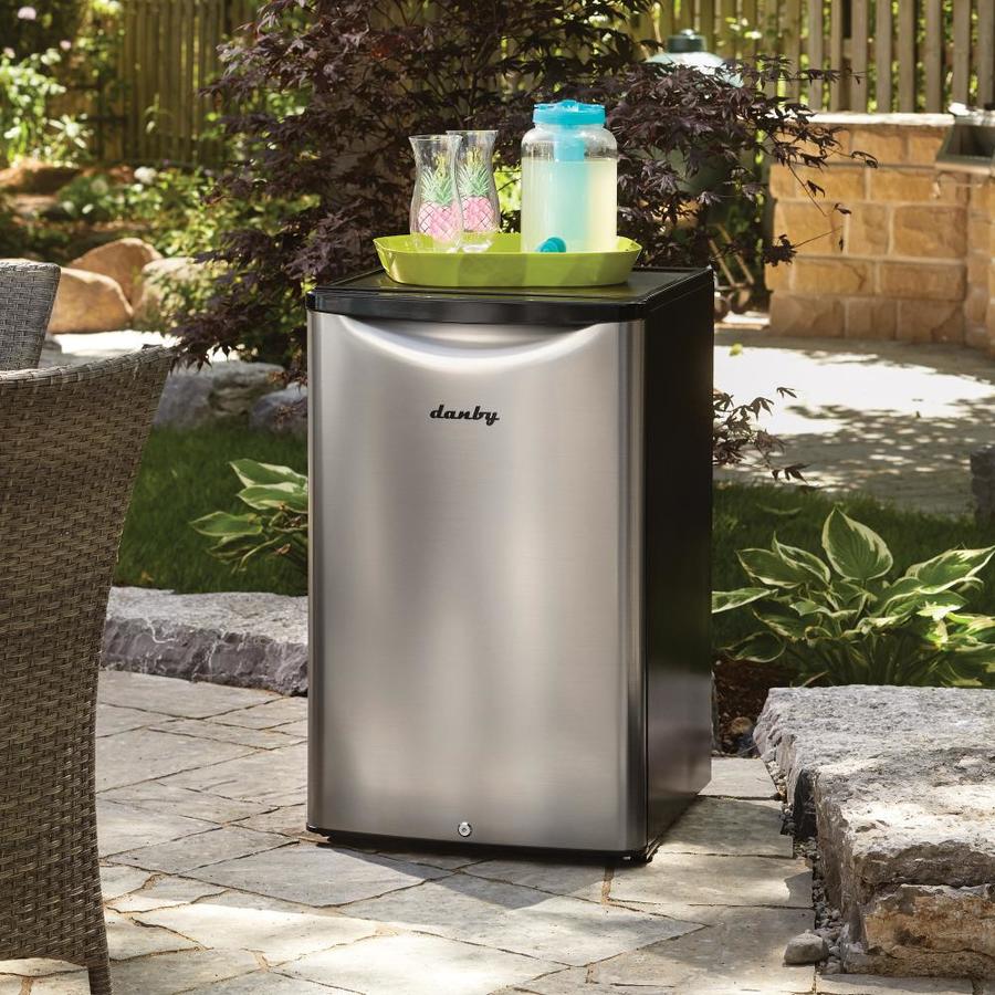 outdoor mini fridge