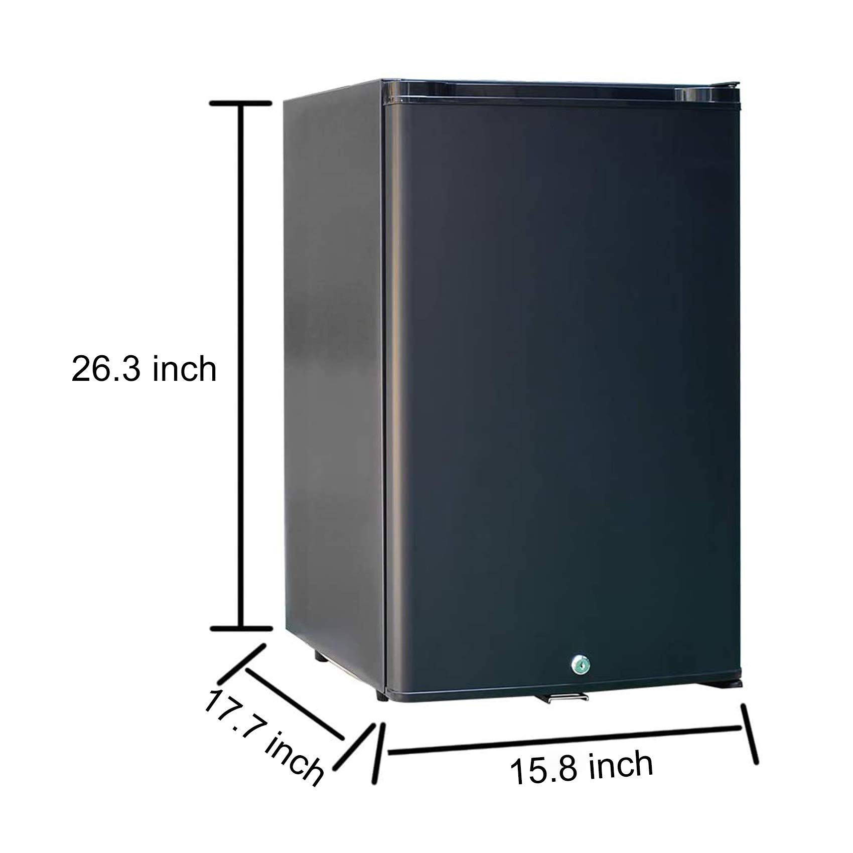 mini fridge dimensions