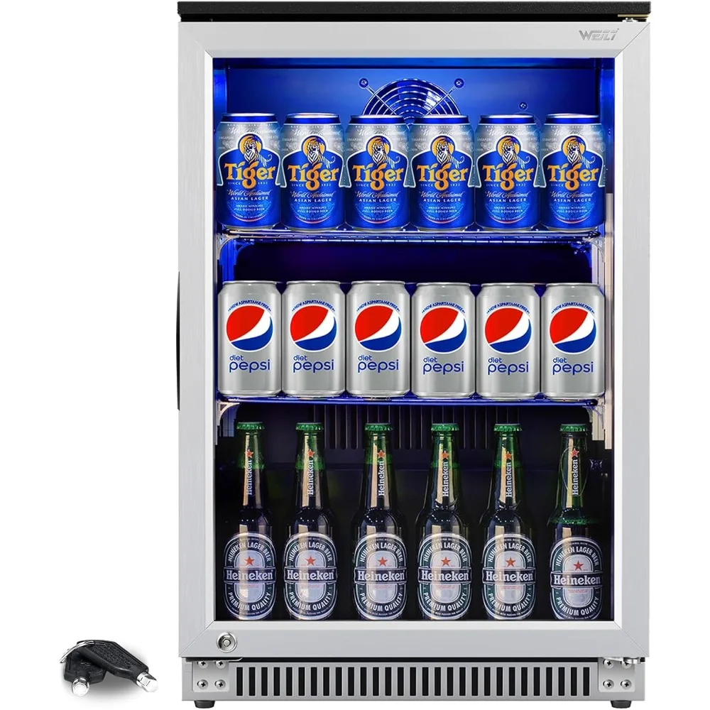 glass front mini fridge